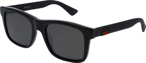 gucci gg0008s sunglasses 002 black on mne